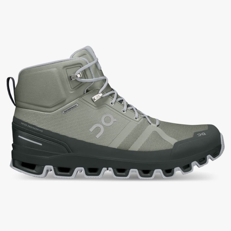 On Cloudrock Waterproof - The Lightweight Hiking Boot - Kelp | Lead